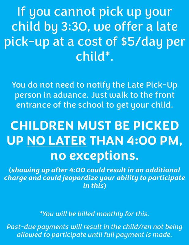 Late Pick-Up Information