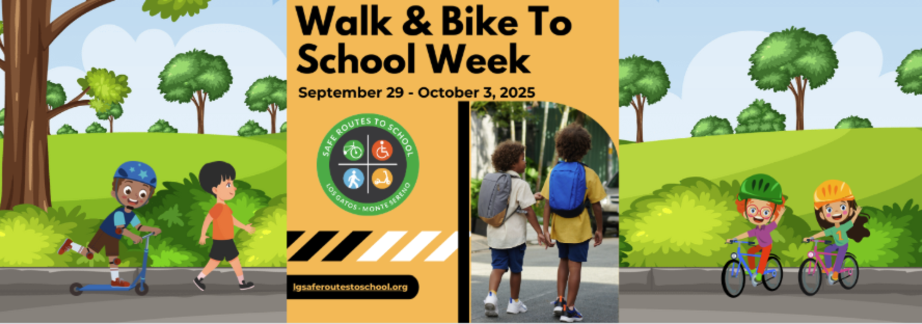 Walk and Bike to School Week Sept 29-Oct 3