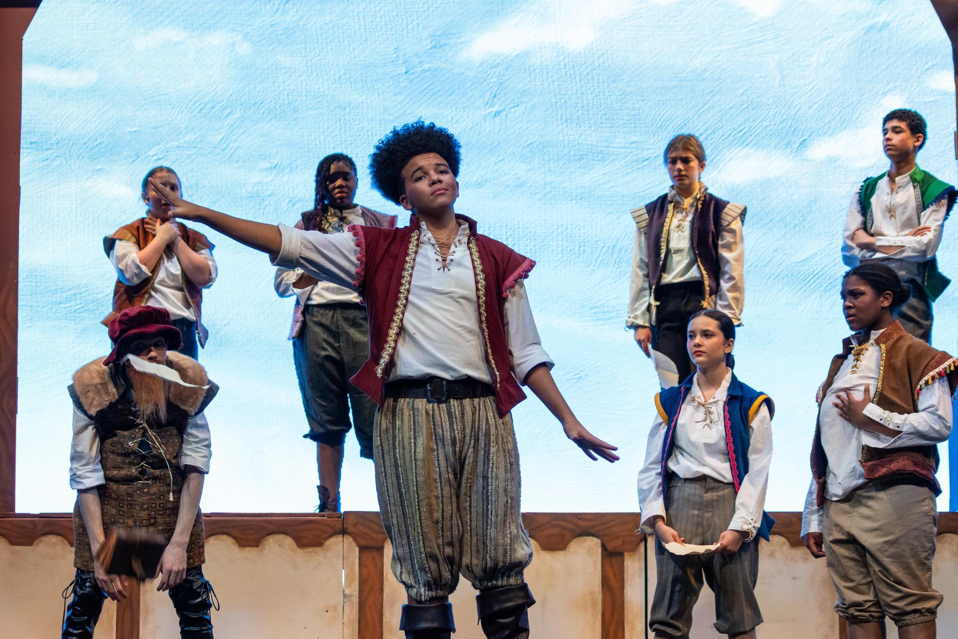 A scene from Something Rotten, Jr.