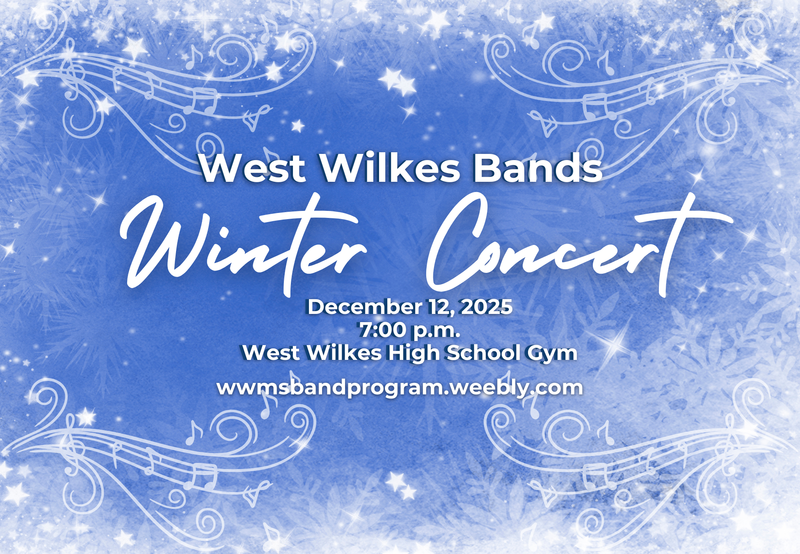 West Wilkes Bands Winter Concert Thumbnail Image