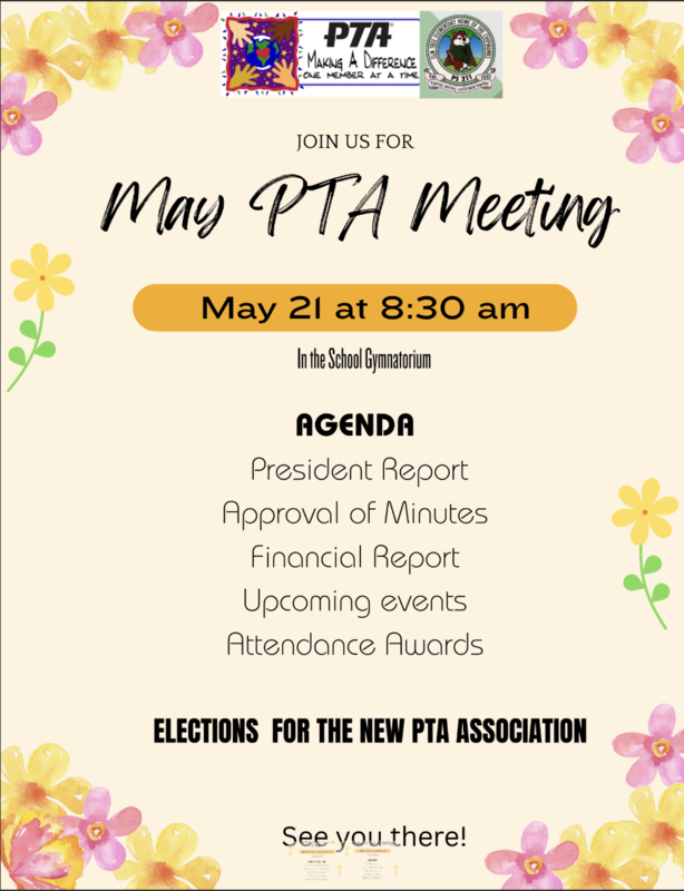 May PTA flyer English