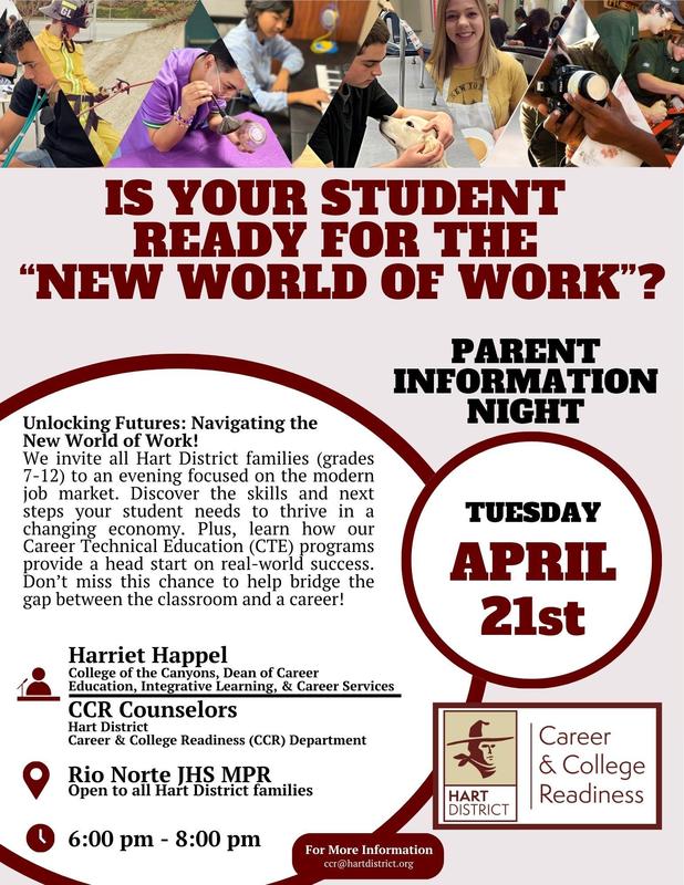 Parent Night Flyer