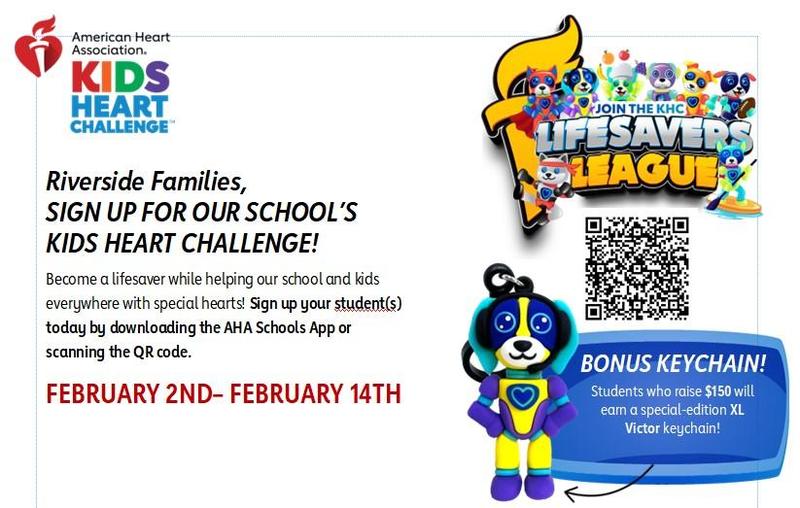 Kids Heart Challenge Flyer