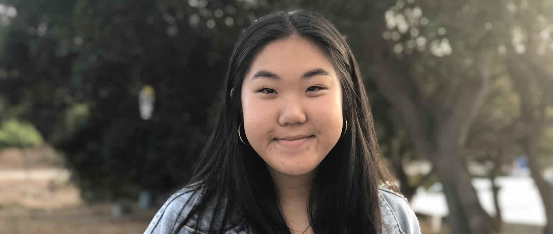 Seaside High School Student Board Member Arissa Chang.