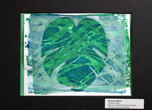 Student artwork on display