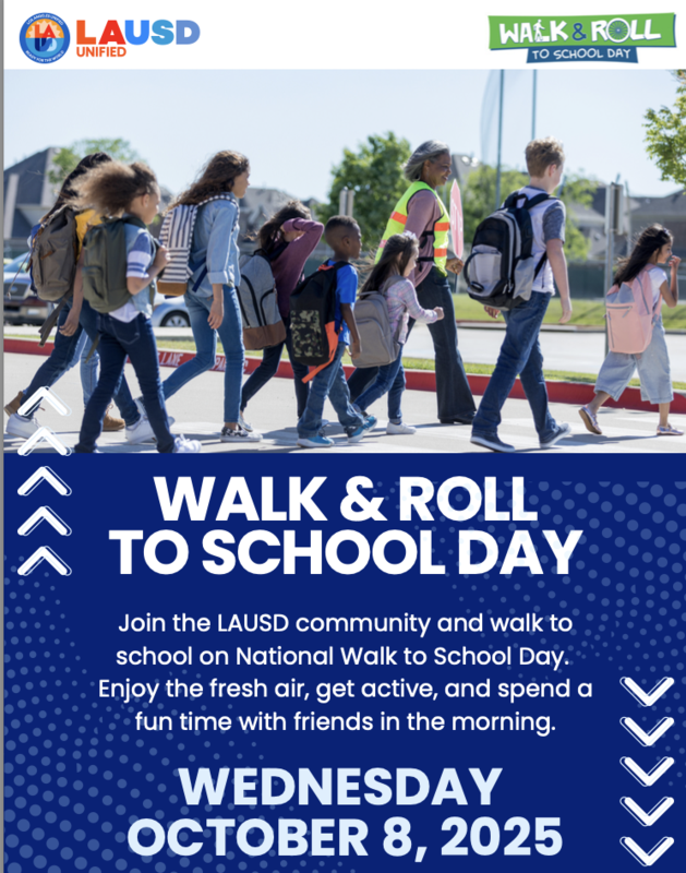 Walk or ride a bike to school on Oct. 8th