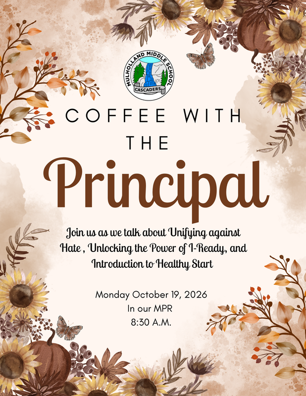 Coffee with the Principal - October 2026