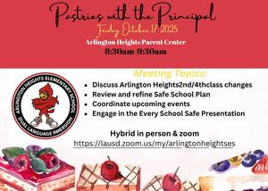 Pastries with the Principal