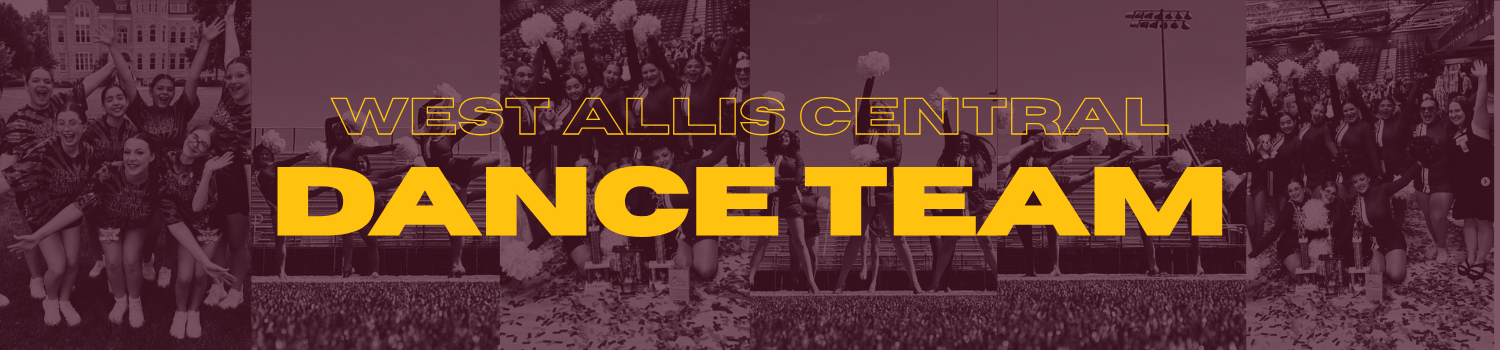 Central dance team photos banner