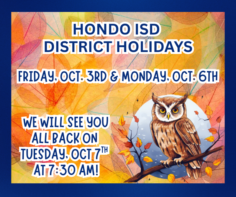 District Holidays
