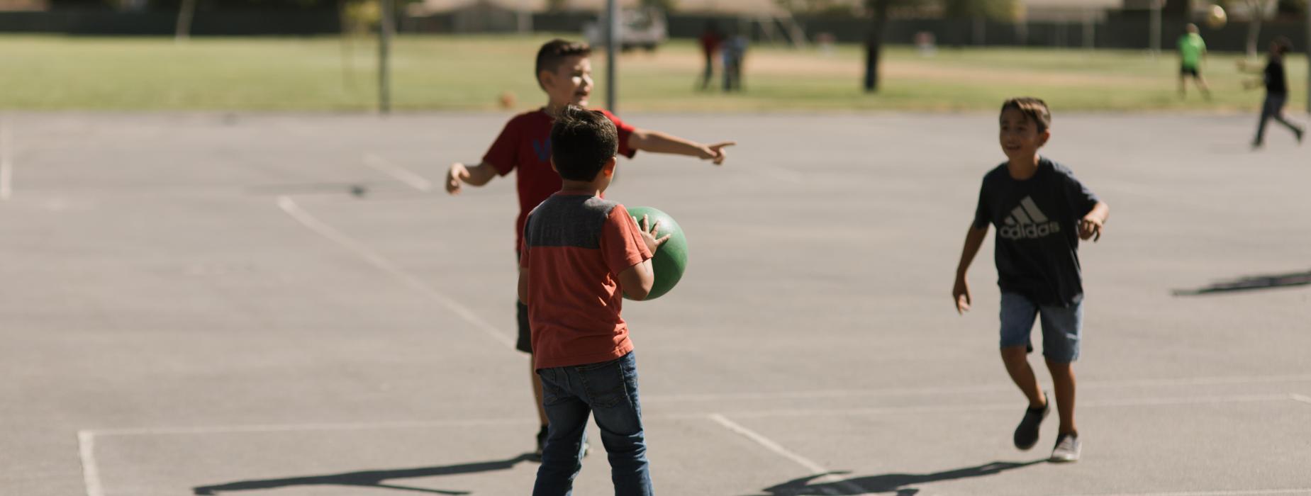 Students on Playground