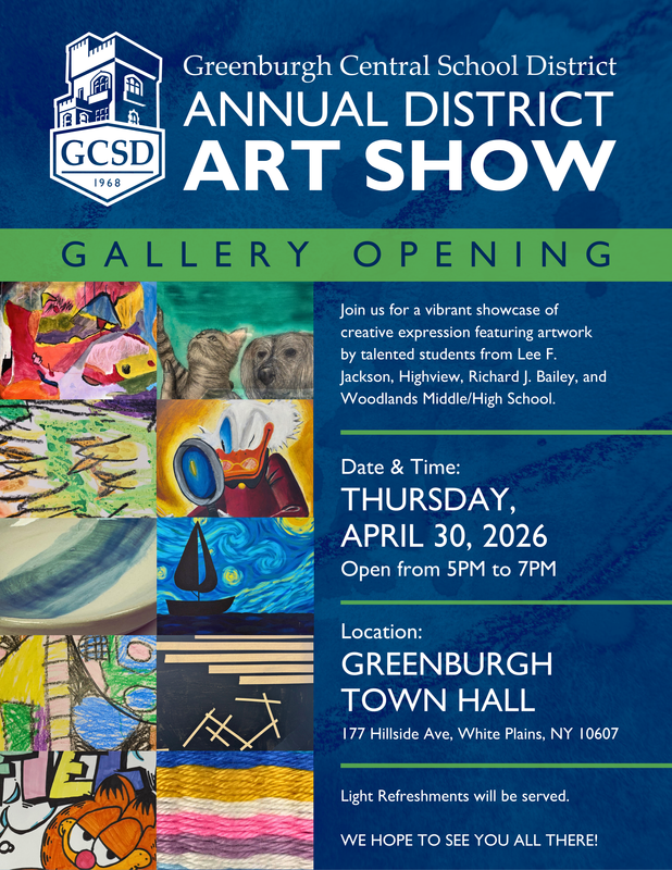 2026 GCSD ART SHOW Flyer English