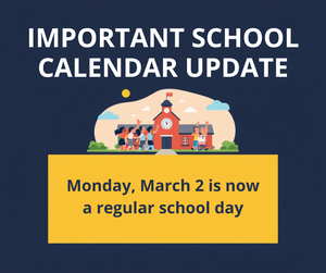 School Calendar Change