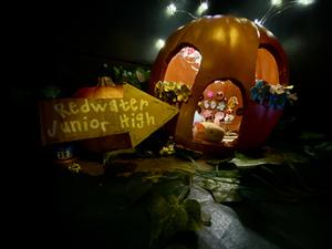 Redwater Junior High's pumpkin