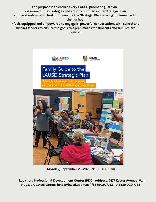 Strategic Plan Family Guide