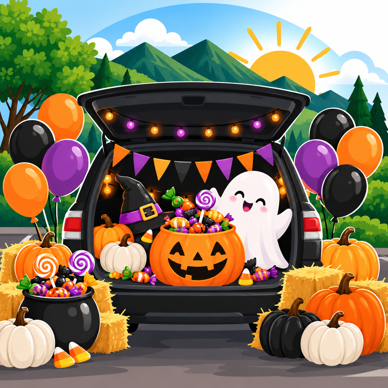 Trunk or Treat Clip Art