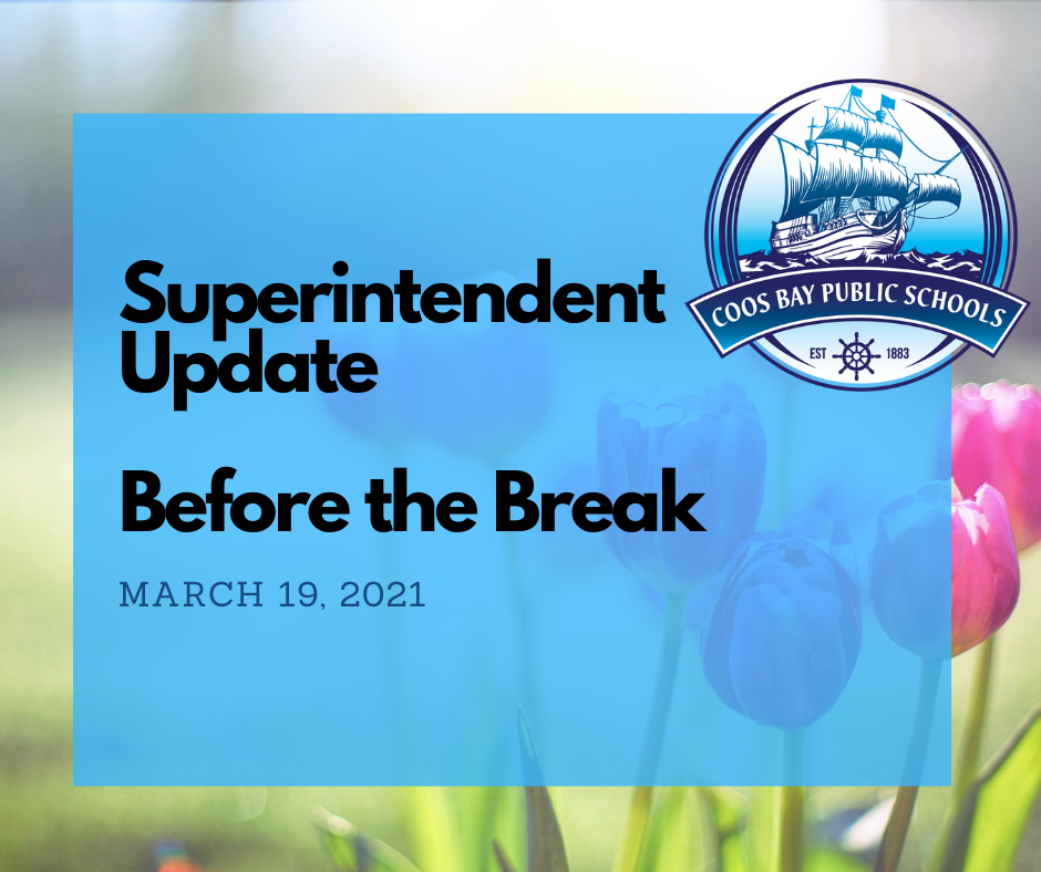 Superintendent Update Before The Break Coos Bay School District
