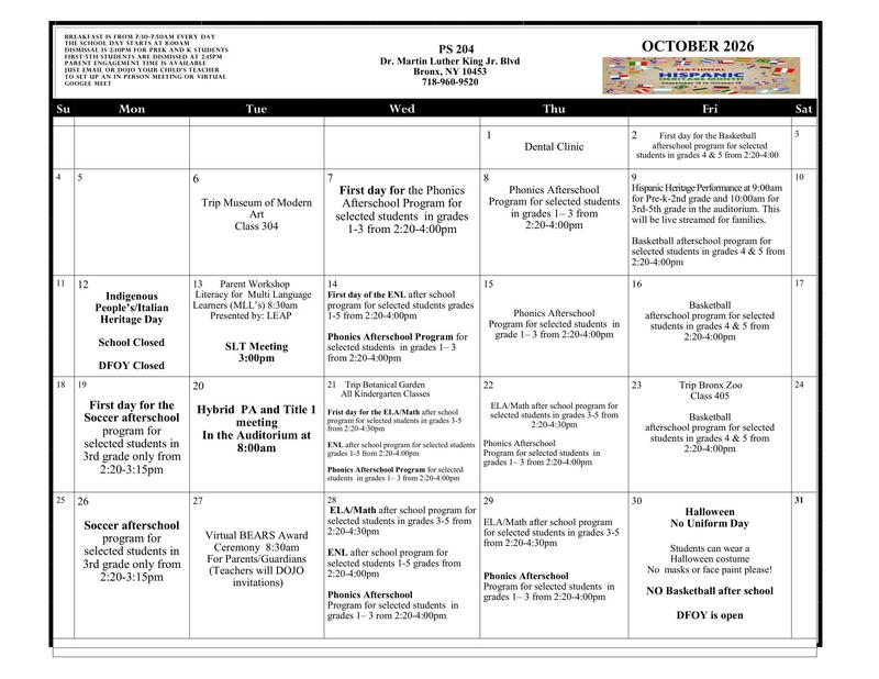 calendar