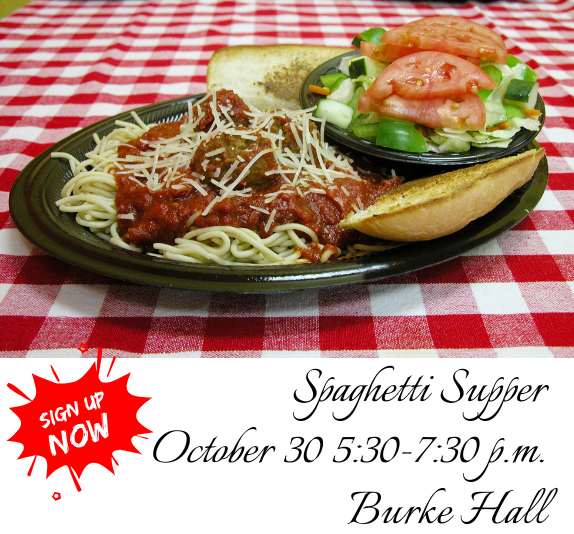 Join Us for the STM Parish Spaghetti Dinner October 30, 2026, 5:30-7:30 p.m. Featured Photo