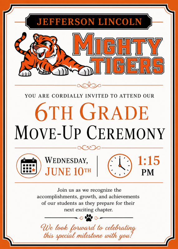 6th Grade Move-up ceremony