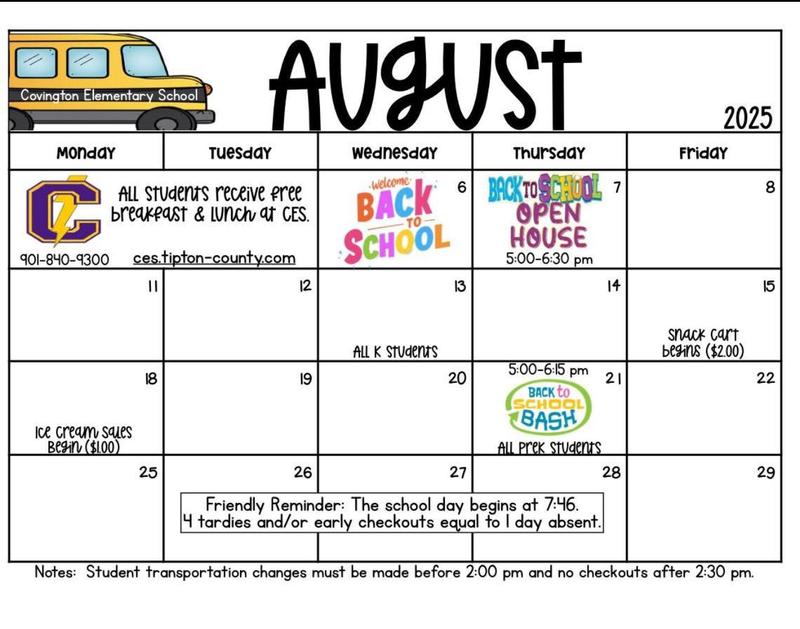 August School Events Featured Photo