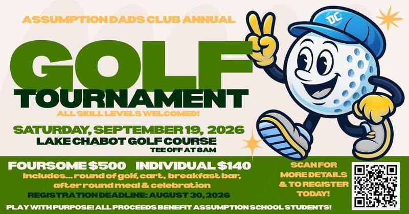 Dads Club Annual Golf Tournament 2026