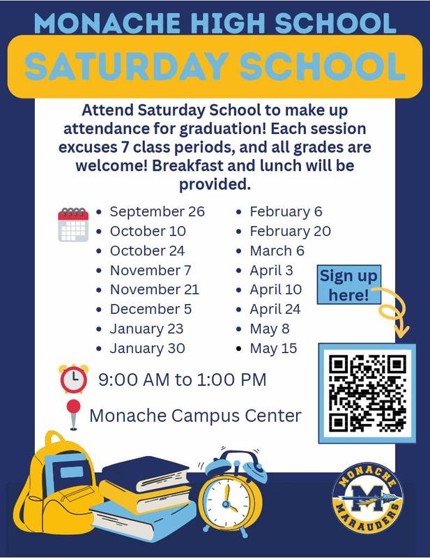MHS Saturday School Flier