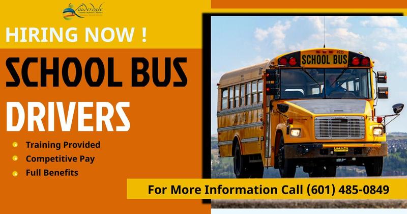 Bus Drivers Needed Notice