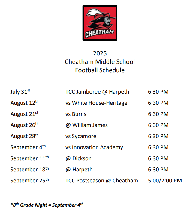 Schedule