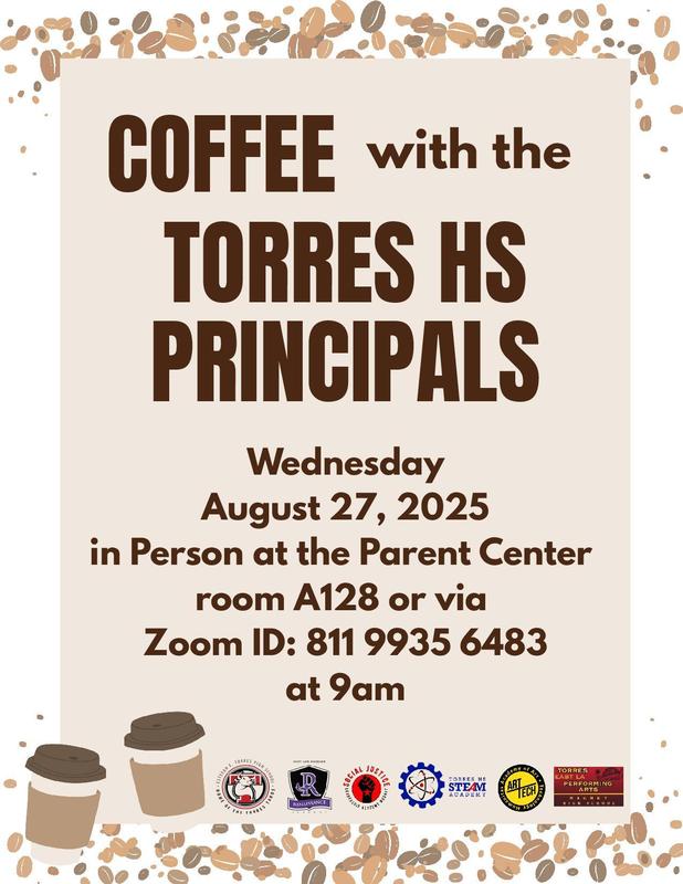 Coffee With The Torres High School Principals