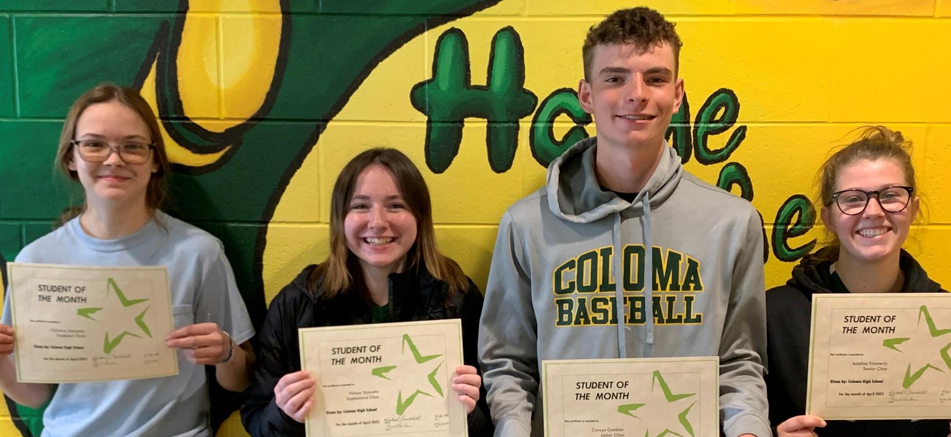 Student of the Month April 2022
