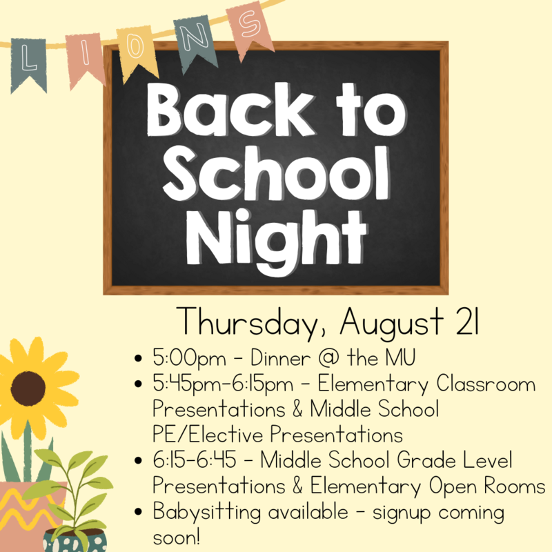 Back to School Night Thumbnail Image