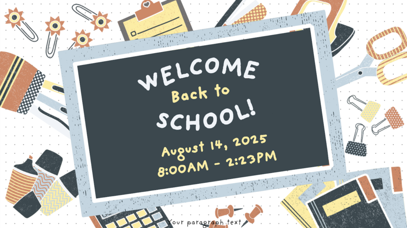 Welcome Back to School