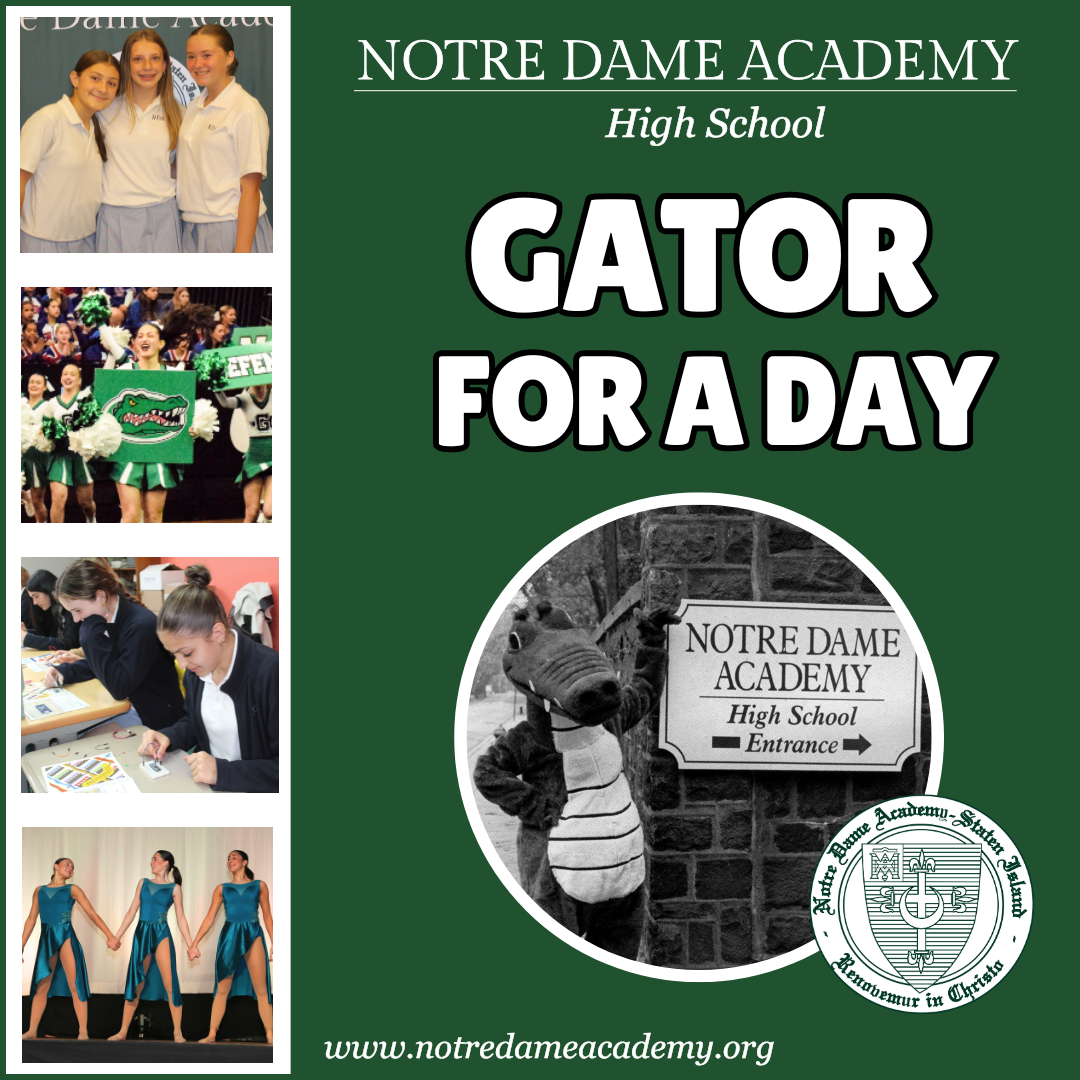 NDA High School Gator For A Day - Open to 8th Grade Girls