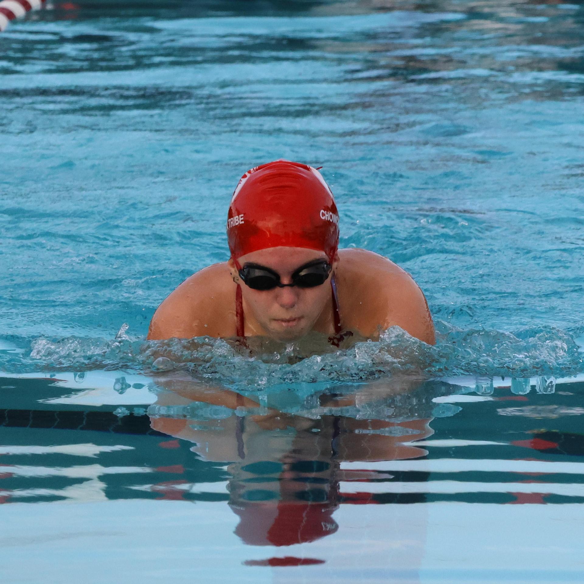Katie Rodriguez swimming