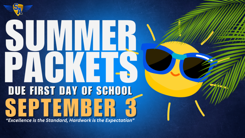 Summer Packets Due First Day of School September 3rd!!!! Featured Photo