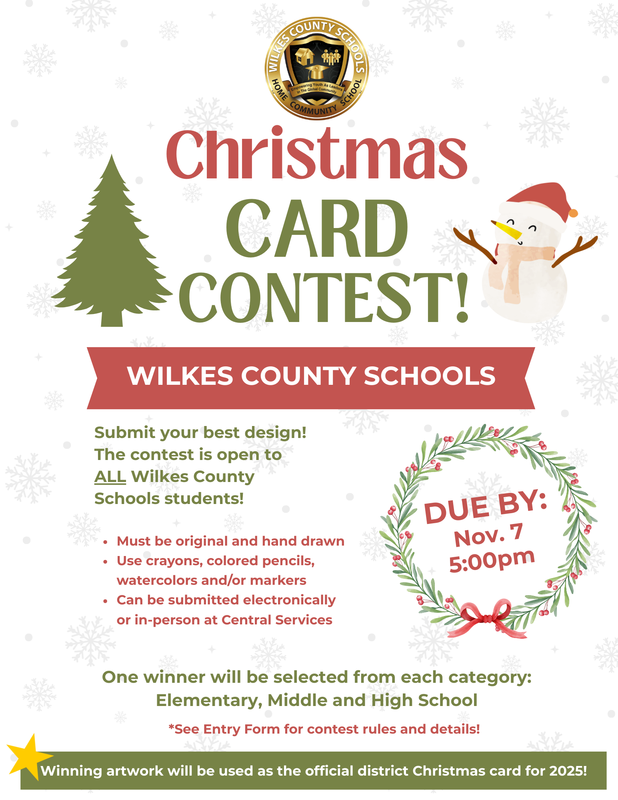 Christmas Card Contest Flyer