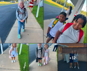 Smiling and ready for the 2nd day of school!!