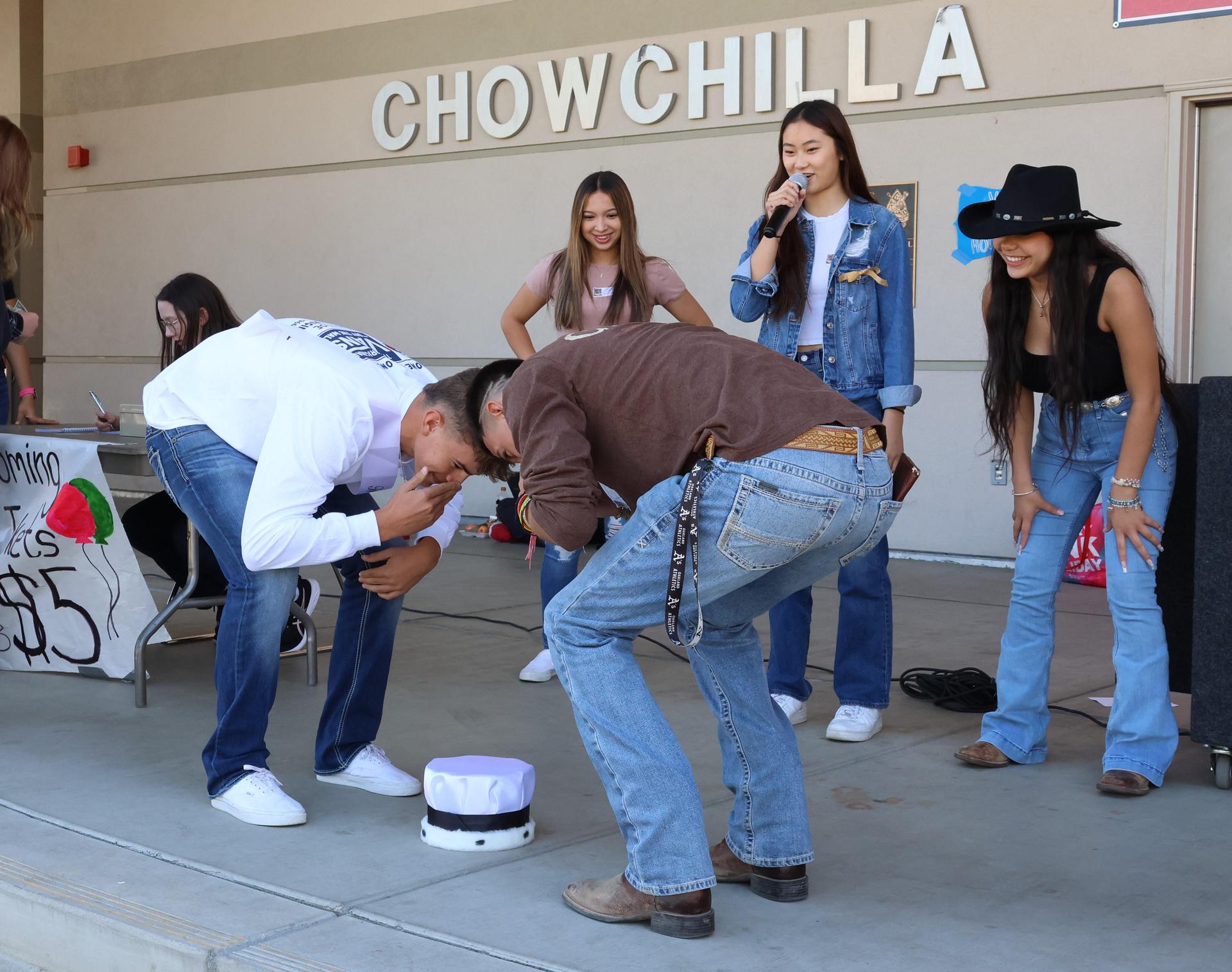 students dressed in western wear