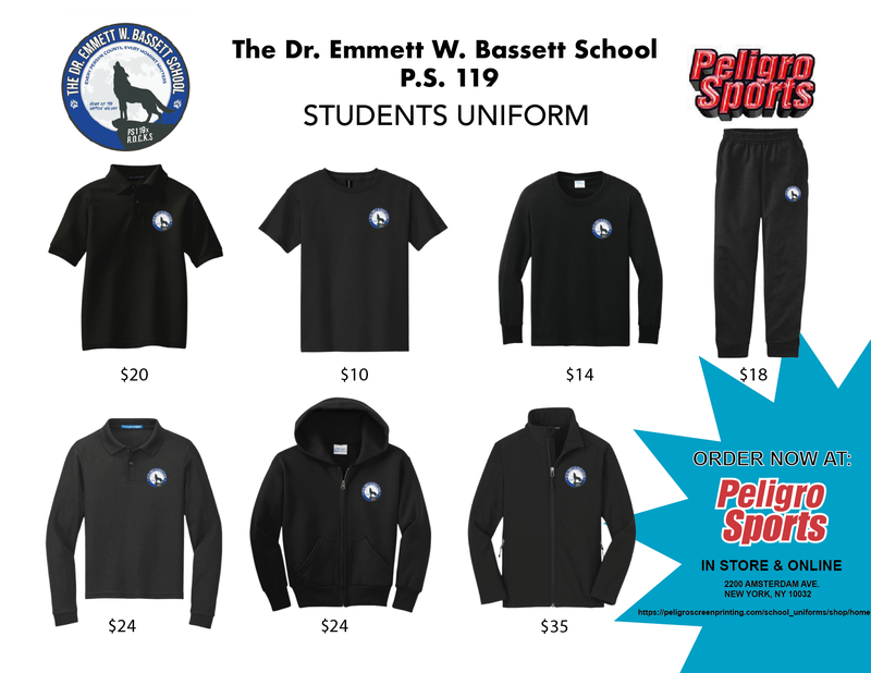 P.S. 119 SCHOOL UNIFORMS FLYER 2025