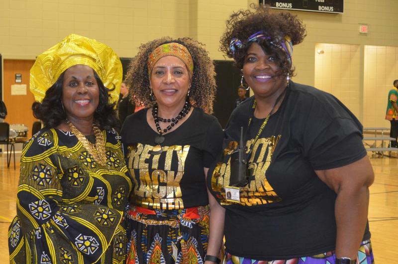 Mrs. Valerie Smith(7th grade Administrator), Dr. Elena Ponder, and Mrs. Debra Rutland(8th grade administrator)