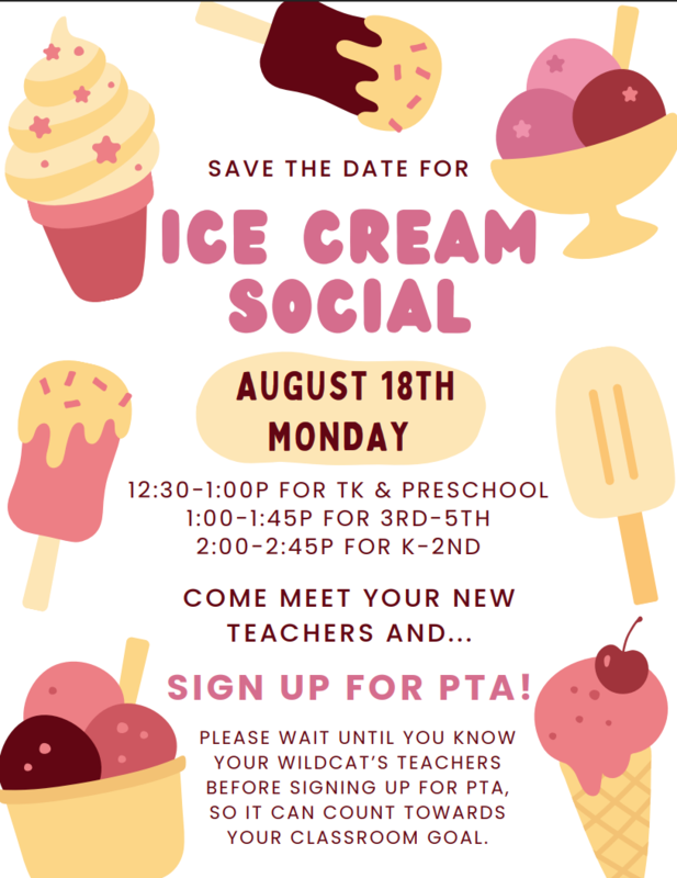 Ice Cream Social - Monday, August 18