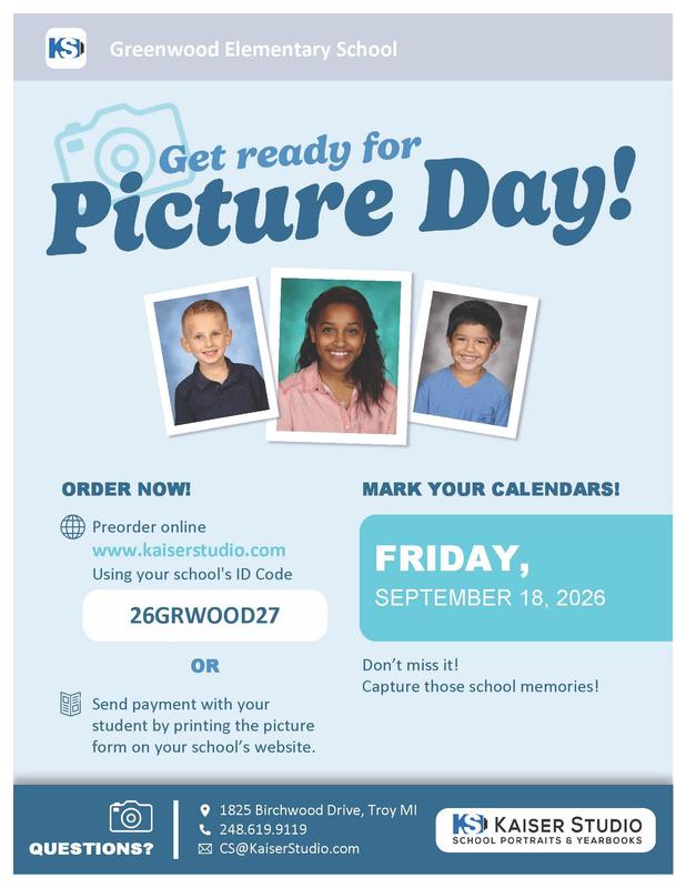 Picture Day is Sept 18th