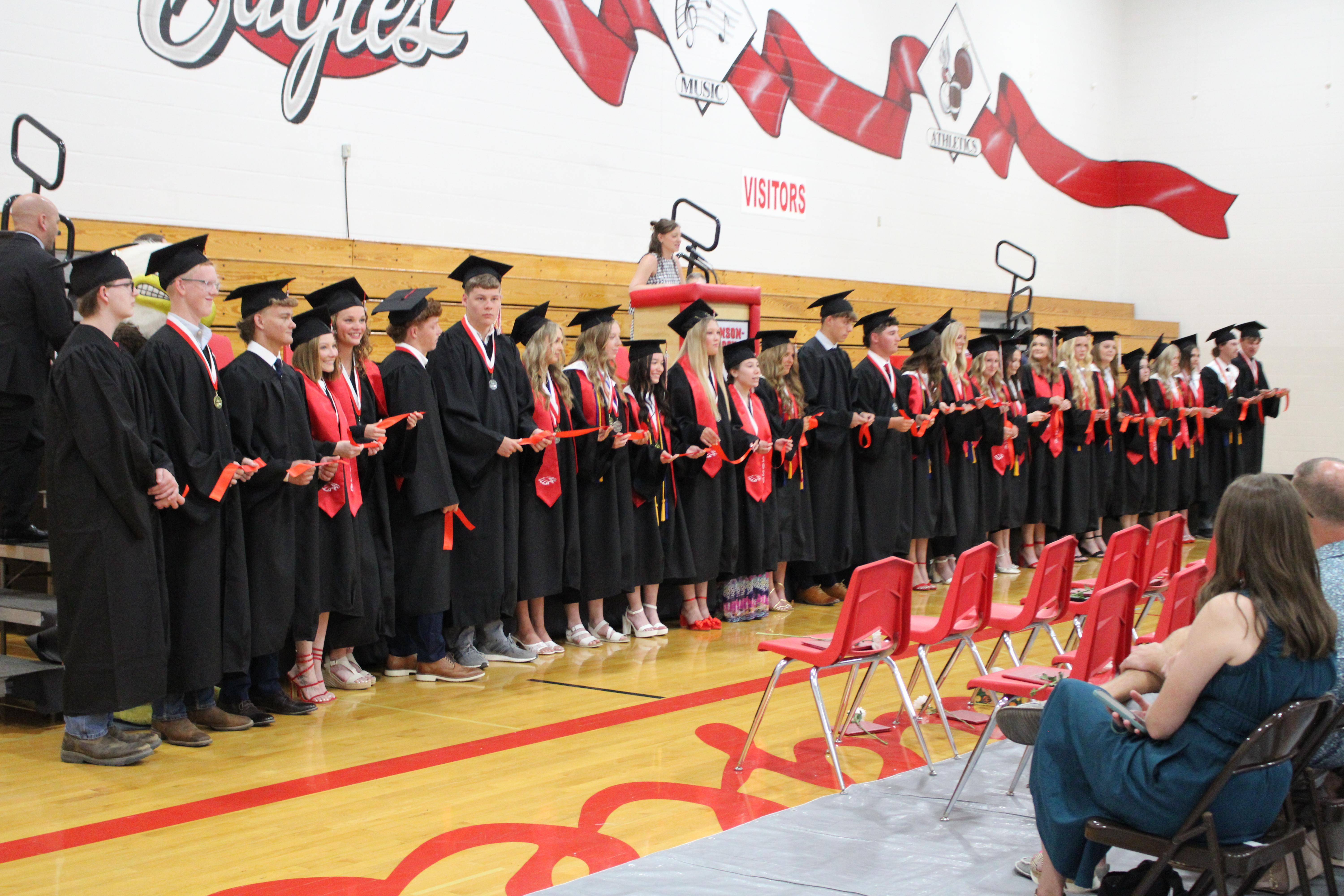 Ribbon cutting at the 2026 Graduation ceremony.