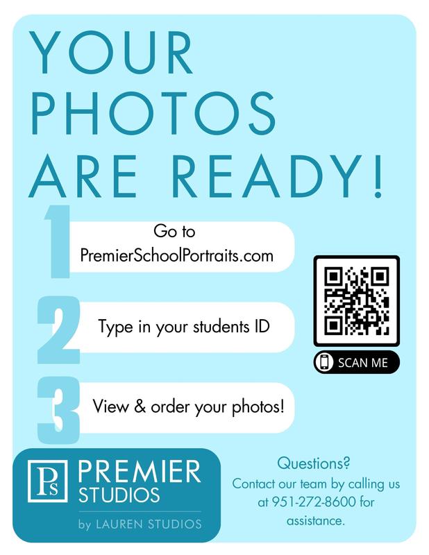 CORRECTION UPDATE - QR CODE Picture Day - September 10th