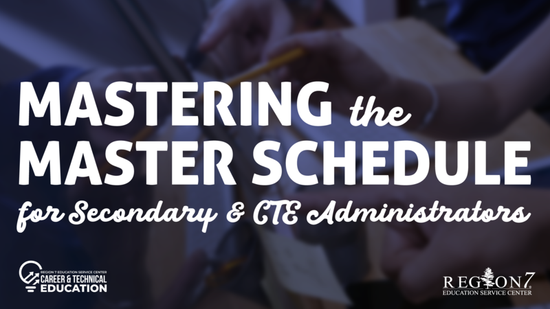 Mastering the Master Schedule graphic