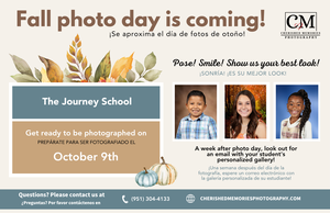 Fall Picture Day is October 9!