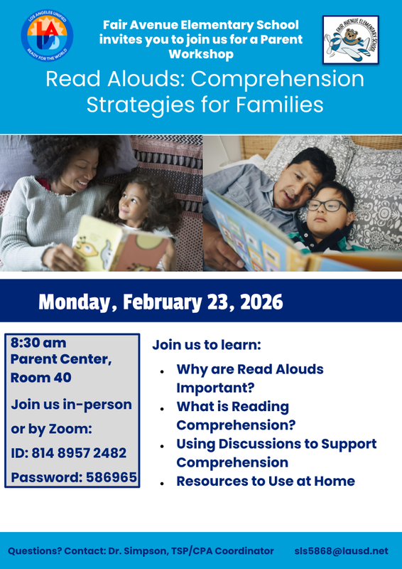 Read Aloud WS Flyer_English