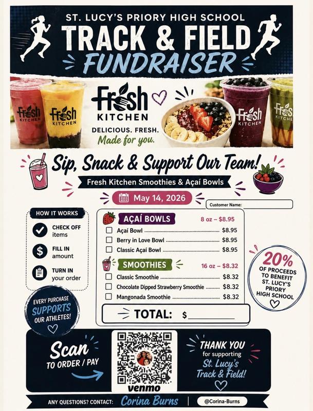 FUNDRAISER FOR TRACK AND FIELD! Featured Photo