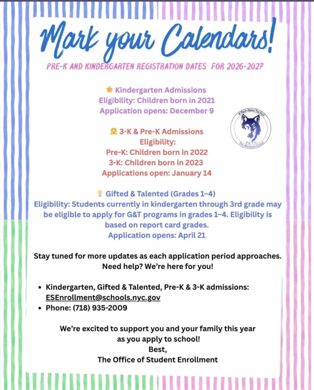 blue, purple green stripes, wolf emblem